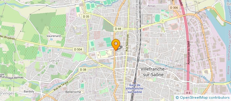 localisation de l'entreprise MONSIEUR SAMUEL BRIDGMAN-SMITH  VILLEFRANCHE-SUR-SAONE