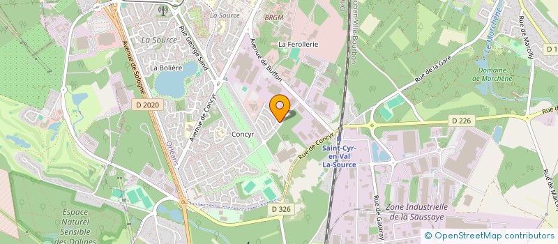 localisation de l'entreprise MONSIEUR SAMUEL BRIEN  ORLEANS