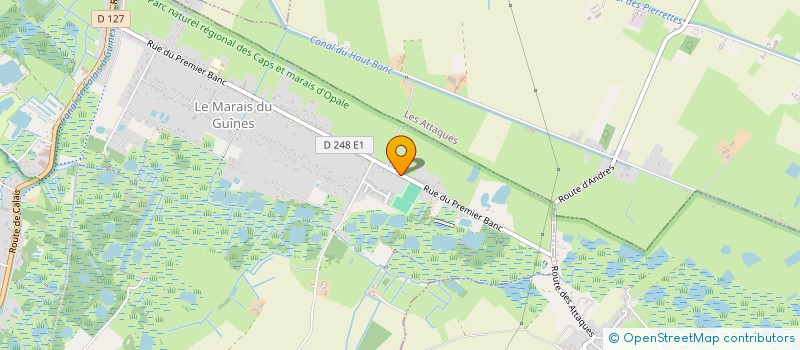 localisation de l'entreprise MONSIEUR SAMUEL BRIOUL  GUINES