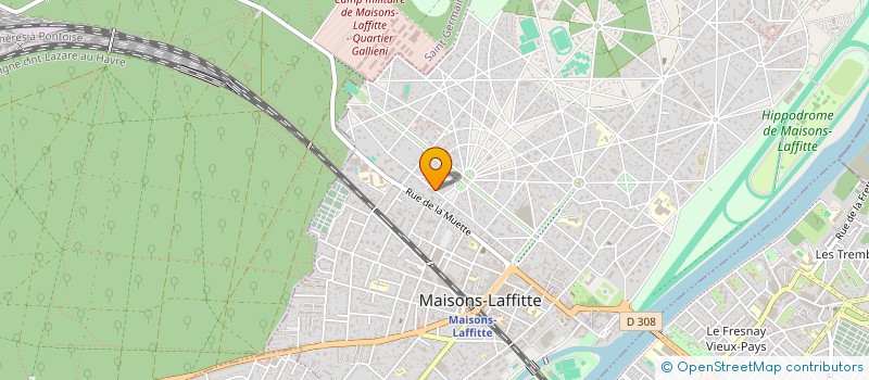 localisation de l'entreprise MONSIEUR SAMUEL BRISARD  MAISONS-LAFFITTE