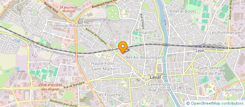 localisation de l'entreprise MONSIEUR SAMUEL BRISSET à LAVAL