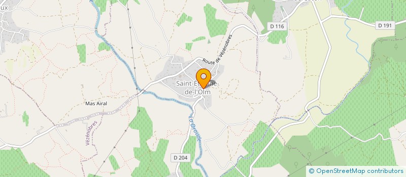 localisation de l'entreprise MONSIEUR SAMUEL BROUARD  SAINT-ETIENNE-DE-L'OLM