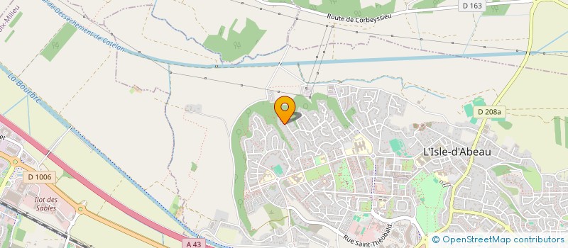 localisation de l'entreprise MONSIEUR SAMUEL BRUSCHET  L'ISLE-D'ABEAU