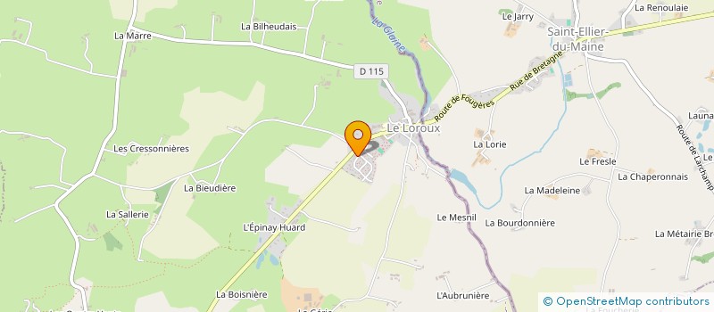 localisation de l'entreprise MONSIEUR SAMUEL BUQUET à LE LOROUX
