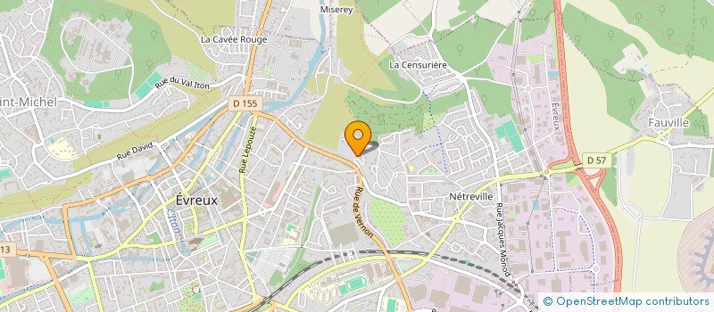 localisation de l'entreprise MONSIEUR SAMUEL BUTEAU  EVREUX