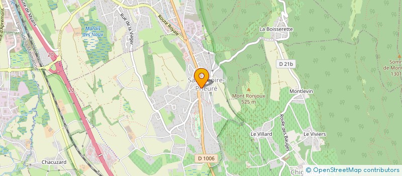 localisation de l'entreprise MONSIEUR SAMUEL BUTIN  SAINT-JEOIRE-PRIEURE