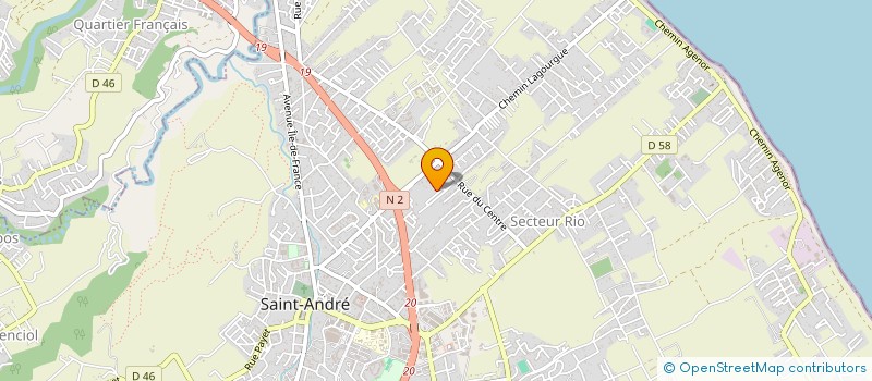 localisation de l'entreprise MONSIEUR SAMUEL CADET  SAINT-ANDRE