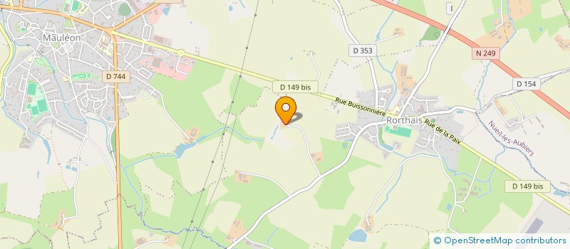 localisation de l'entreprise MONSIEUR SAMUEL CAILLAUD  MAULEON