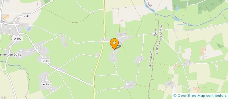 localisation de l'entreprise MONSIEUR SAMUEL CAILLAUD  QUILLY