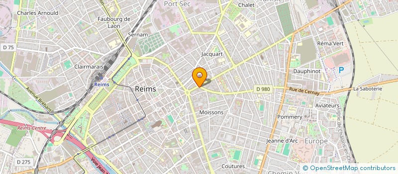 localisation de l'entreprise MONSIEUR SAMUEL CALLOW  REIMS