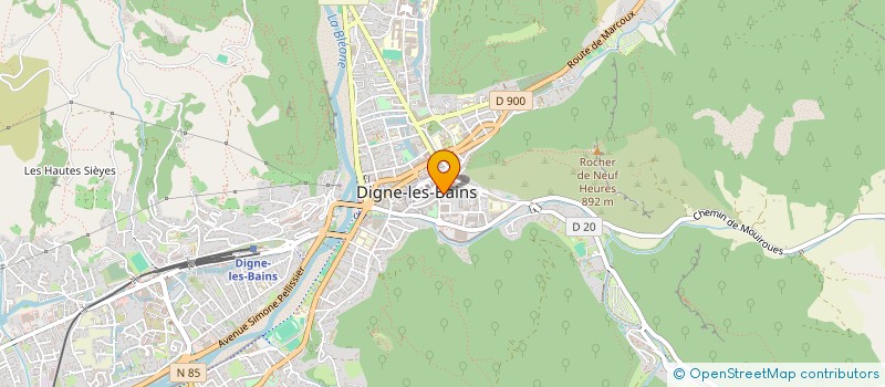 localisation de l'entreprise MONSIEUR SAMUEL CAMPOLO à DIGNE-LES-BAINS