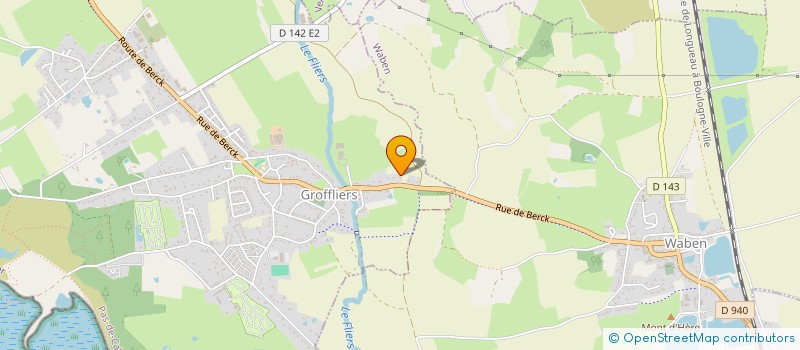 localisation de l'entreprise MONSIEUR SAMUEL CANIVEZ  GROFFLIERS