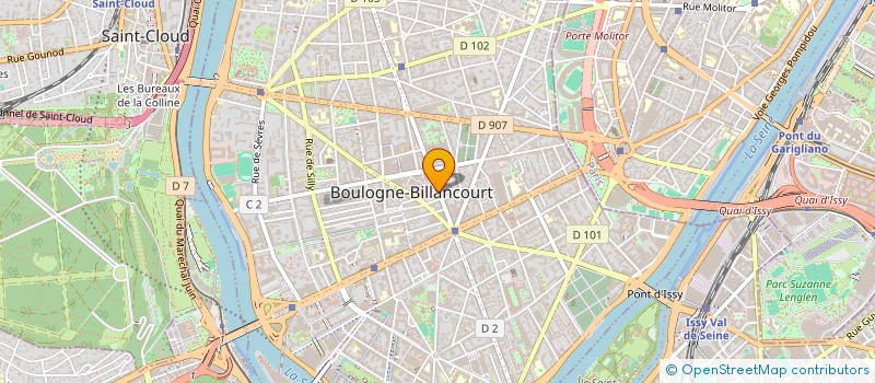 localisation de l'entreprise MONSIEUR SAMUEL CAPOANI  BOULOGNE-BILLANCOURT
