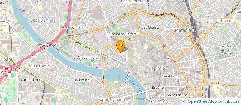 localisation de l'entreprise MONSIEUR SAMUEL CAPRINI  TOULOUSE