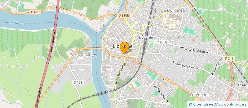 localisation de l'entreprise MONSIEUR SAMUEL CAPRON--CALMETS  LIBOURNE