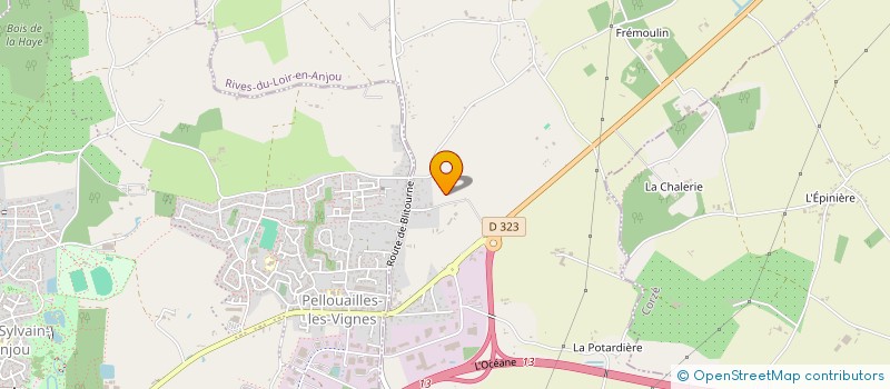 localisation de l'entreprise MONSIEUR SAMUEL CARON  LA CHAPELLE-SAINT-LAUD