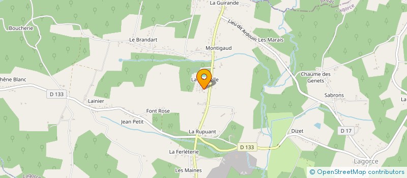 localisation de l'entreprise MONSIEUR SAMUEL CARTRON à PUYREAUX