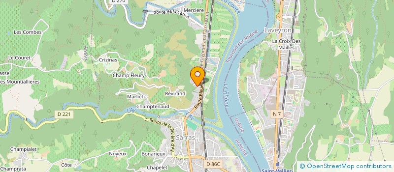 localisation de l'entreprise MONSIEUR SAMUEL CASADO  SARRAS