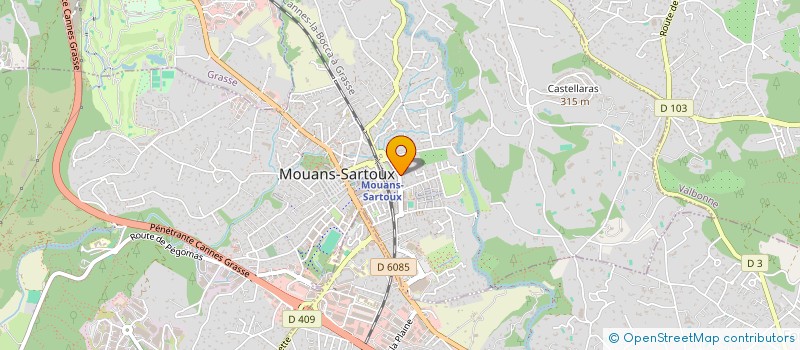 localisation de l'entreprise MONSIEUR SAMUEL CASANOVA  MOUANS-SARTOUX