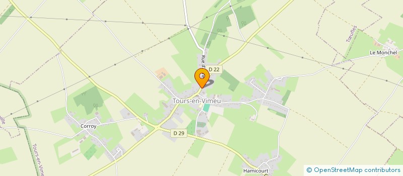 localisation de l'entreprise MONSIEUR SAMUEL CAULIER  TOURS-EN-VIMEU