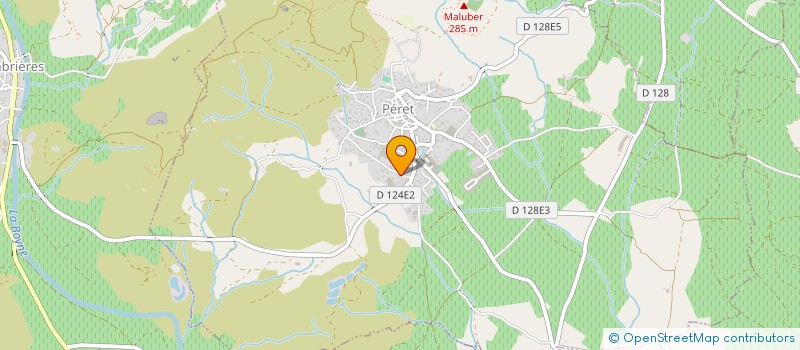 localisation de l'entreprise MONSIEUR SAMUEL CAUVEL  PERET