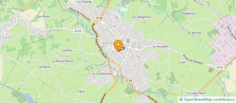 localisation de l'entreprise MONSIEUR SAMUEL CELLIER à MORNANT