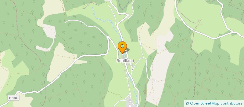 localisation de l'entreprise MONSIEUR SAMUEL CHABOSSON  BOUILLAND