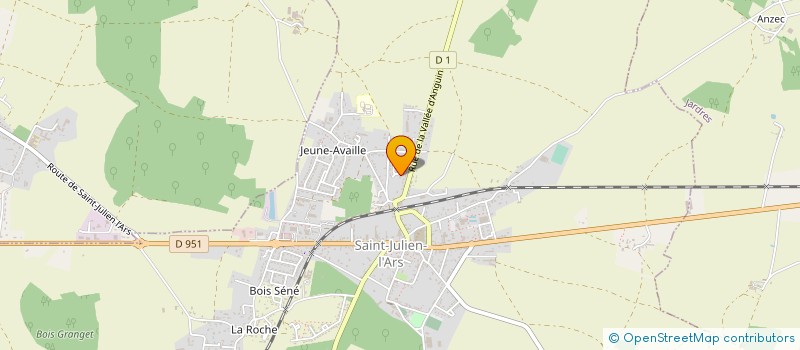 localisation de l'entreprise MONSIEUR SAMUEL CHAMPIGNY  SAINT-JULIEN-L'ARS