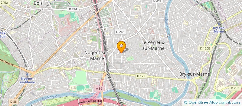 localisation de l'entreprise MONSIEUR SAMUEL CHAPUIS  LE PERREUX-SUR-MARNE