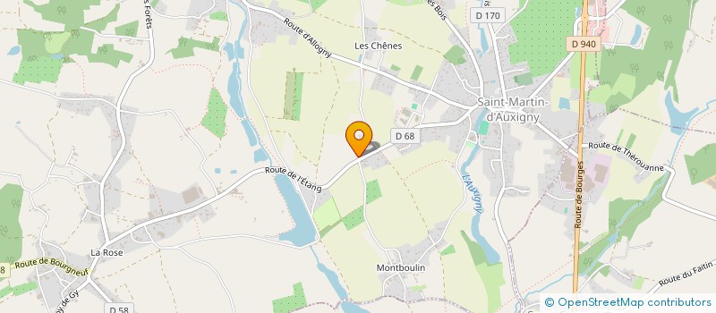 localisation de l'entreprise MONSIEUR SAMUEL CHARDON  SAINT MARTIN D'AUXIGNY