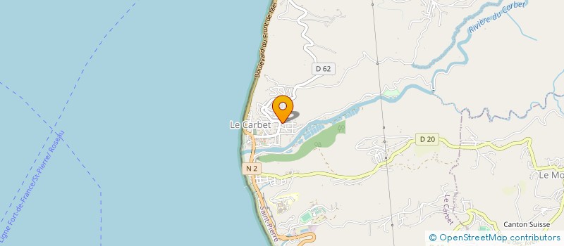 localisation de l'entreprise MONSIEUR SAMUEL CHARLERY  LE CARBET