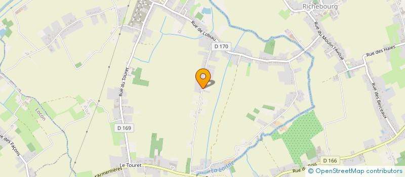 localisation de l'entreprise MONSIEUR SAMUEL CHARLET  LA COUTURE