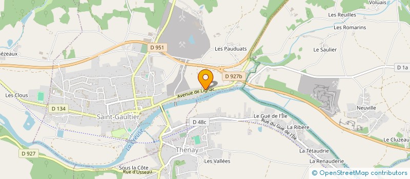 localisation de l'entreprise MONSIEUR SAMUEL CHARLON à SAINT-GAULTIER