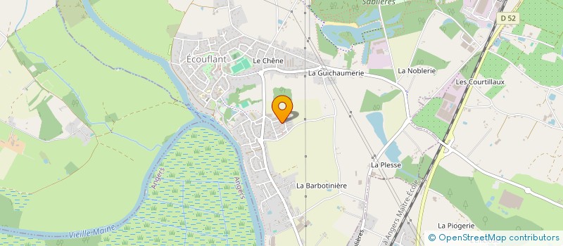 localisation de l'entreprise MONSIEUR SAMUEL CHARMET  ECOUFLANT