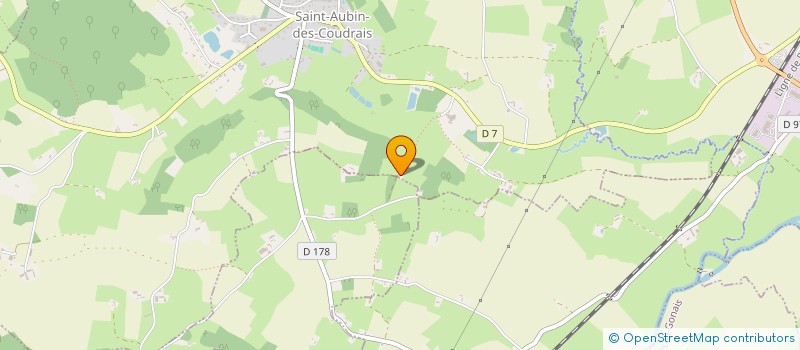 localisation de l'entreprise MONSIEUR SAMUEL CHARTIER  SAINT-AUBIN-DES-COUDRAIS