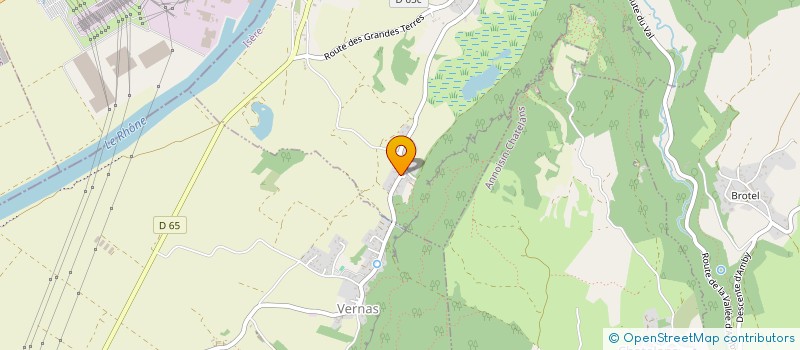 localisation de l'entreprise MONSIEUR SAMUEL CHARTRAIN  HIERES-SUR-AMBY