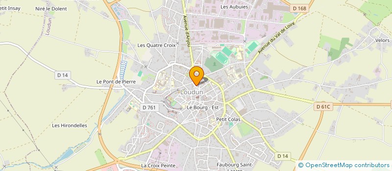 localisation de l'entreprise MONSIEUR SAMUEL CHAUSSEPIED  LOUDUN