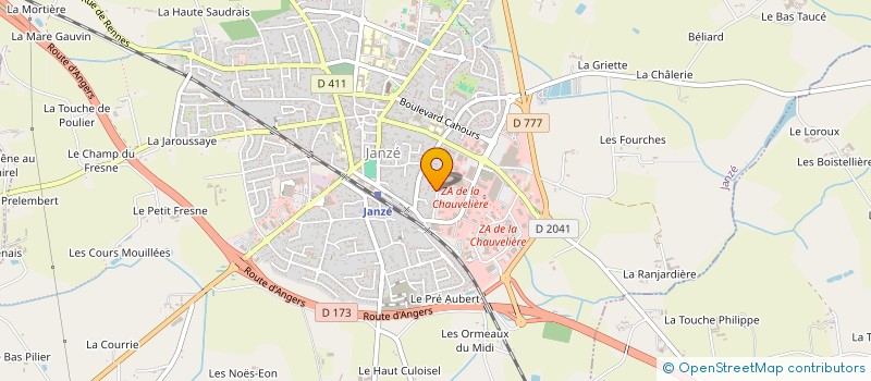 localisation de l'entreprise MONSIEUR SAMUEL CHAUVIN  JANZE