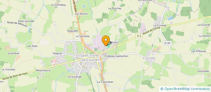 localisation de l'entreprise MONSIEUR SAMUEL CHAVANEL  SAINT-TRIVIER-DE-COURTES