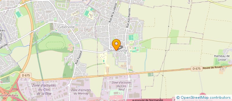 localisation de l'entreprise MONSIEUR SAMUEL CHENEVARIN  DEMOUVILLE