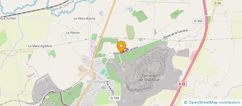 localisation de l'entreprise MONSIEUR SAMUEL CHEVALLIER à CHAILLOUE