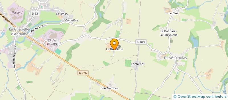 localisation de l'entreprise MONSIEUR SAMUEL CHEVILLARD à RIVES D'ANDAINE