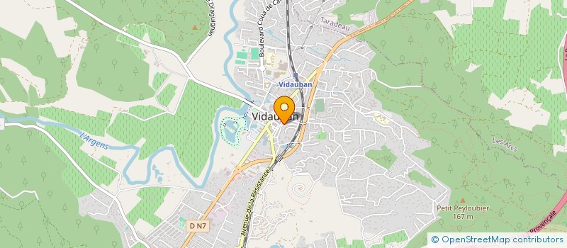 localisation de l'entreprise MONSIEUR SAMUEL CHIMOT à VIDAUBAN