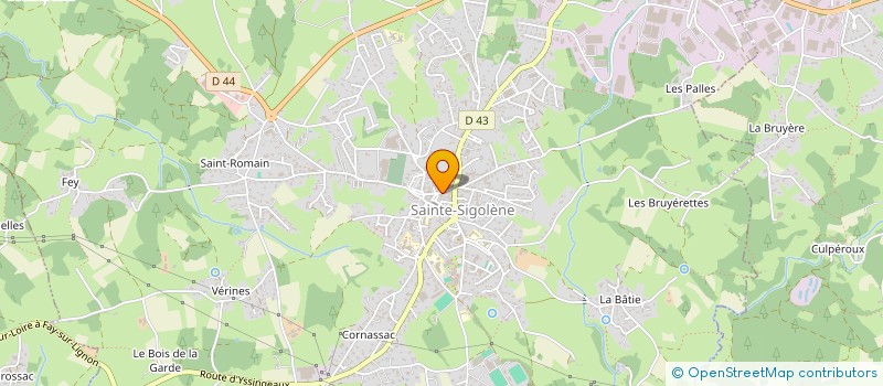 localisation de l'entreprise MONSIEUR SAMUEL CIDDA  SAINTE-SIGOLENE