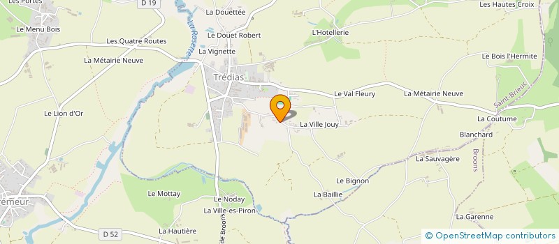 localisation de l'entreprise MONSIEUR SAMUEL CILLARD  TREDIAS