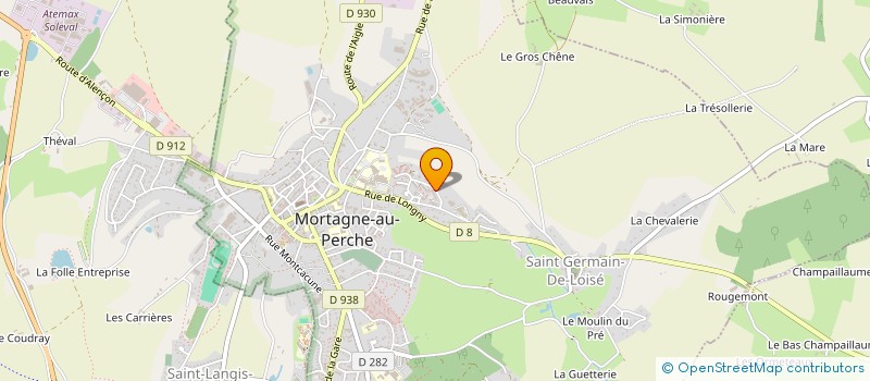 localisation de l'entreprise MONSIEUR SAMUEL CINTRAT à MORTAGNE-AU-PERCHE