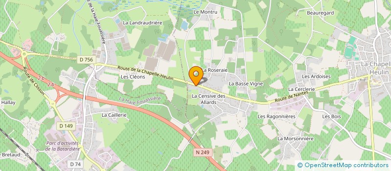 localisation de l'entreprise MONSIEUR SAMUEL CIOFFI à LA CHAPELLE-HEULIN