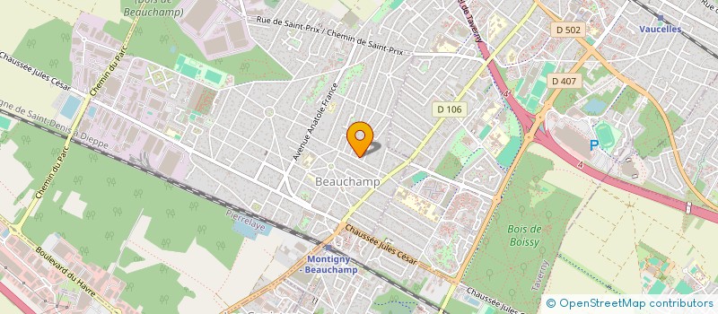 localisation de l'entreprise MONSIEUR SAMUEL CIORBA  TAVERNY