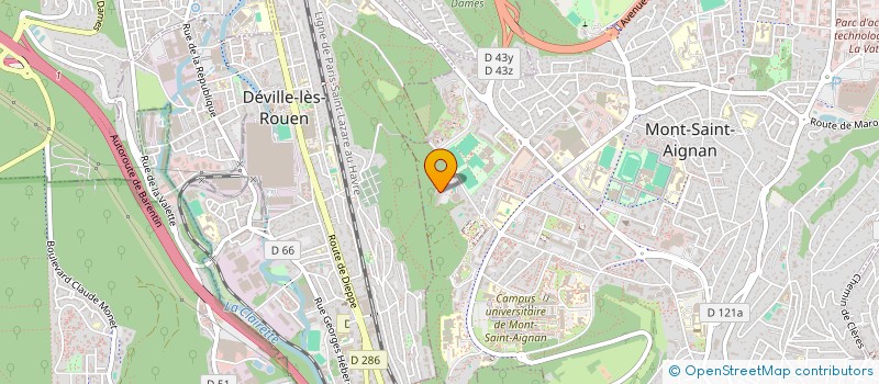 localisation de l'entreprise MONSIEUR SAMUEL COHEN  MONT-SAINT-AIGNAN