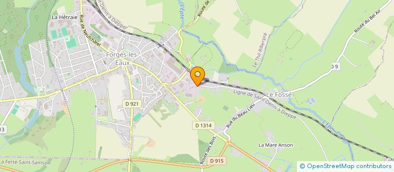 localisation de l'entreprise MONSIEUR SAMUEL COIFFIER  FORGES-LES-EAUX